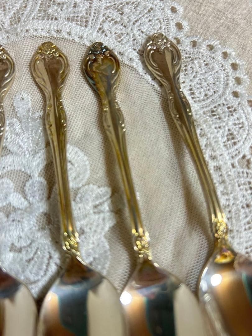 新年セール！ラッキーウッド　ラッキーシルバー　スプーン 6本セット カトラリー