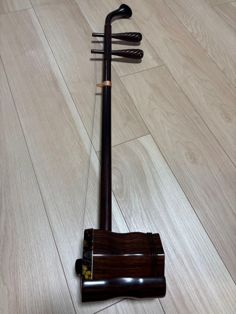 新品未使用]二胡 明清旧料老紅木 李揚制 ☆10種類の駒セットをおまけで