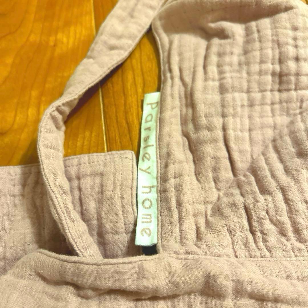 パセリ コットンガーゼエプロン 辻希美 エプロン ピンク