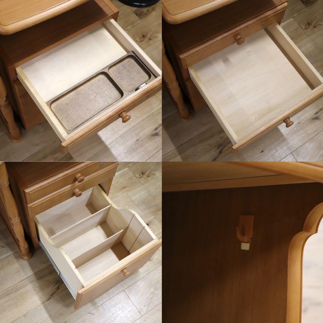 GMGK393○karimoku / カリモク 学習机 勉強机 木製デスク 作業