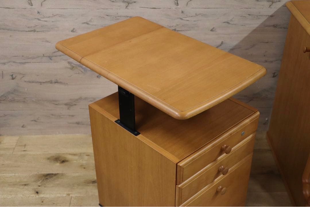 GMGK393○karimoku / カリモク 学習机 勉強机 木製デスク 作業