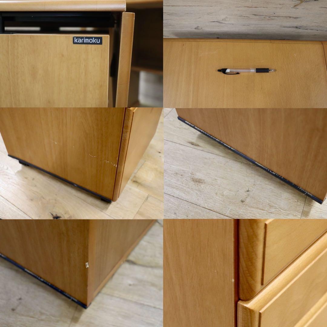 GMGK393○karimoku / カリモク 学習机 勉強机 木製デスク 作業