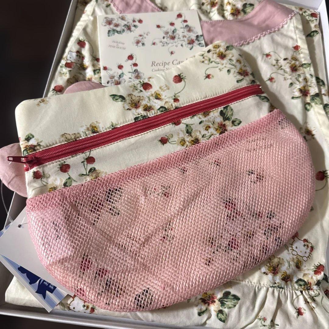 【レア】ハローキティ×ピンクハウス　エプロンとポーチセット