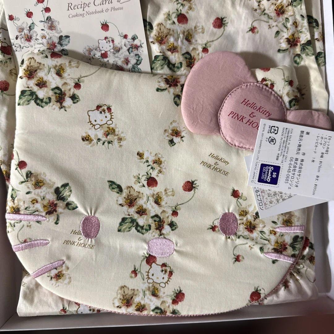 【レア】ハローキティ×ピンクハウス　エプロンとポーチセット
