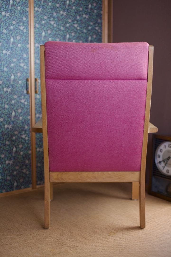 ハンス　J ウェグナー デンマークヴィンテージ 　ハイバック・イージーチェアー