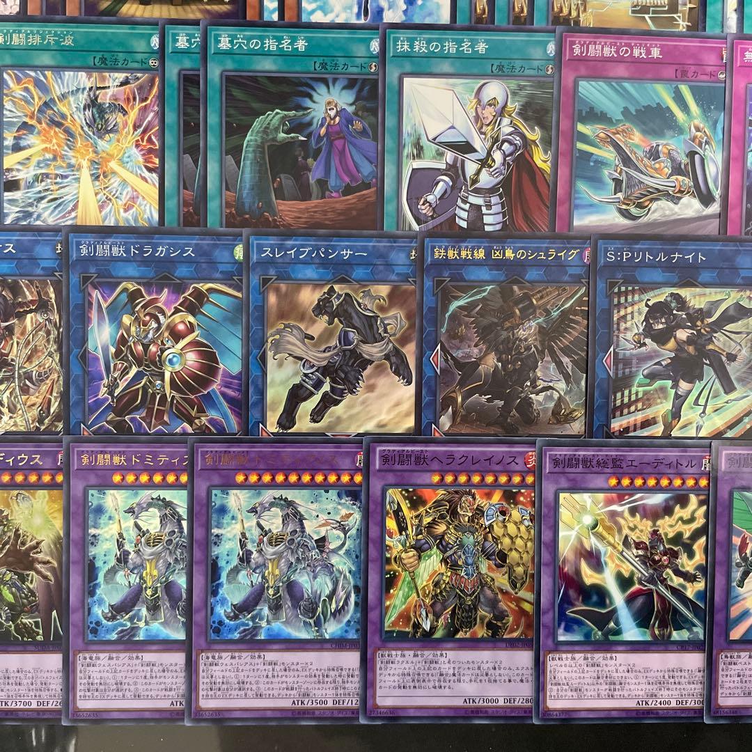 大会優勝構築 剣闘獣デッキ スレイブパンサー ドミティアノス ヘラクレイノス