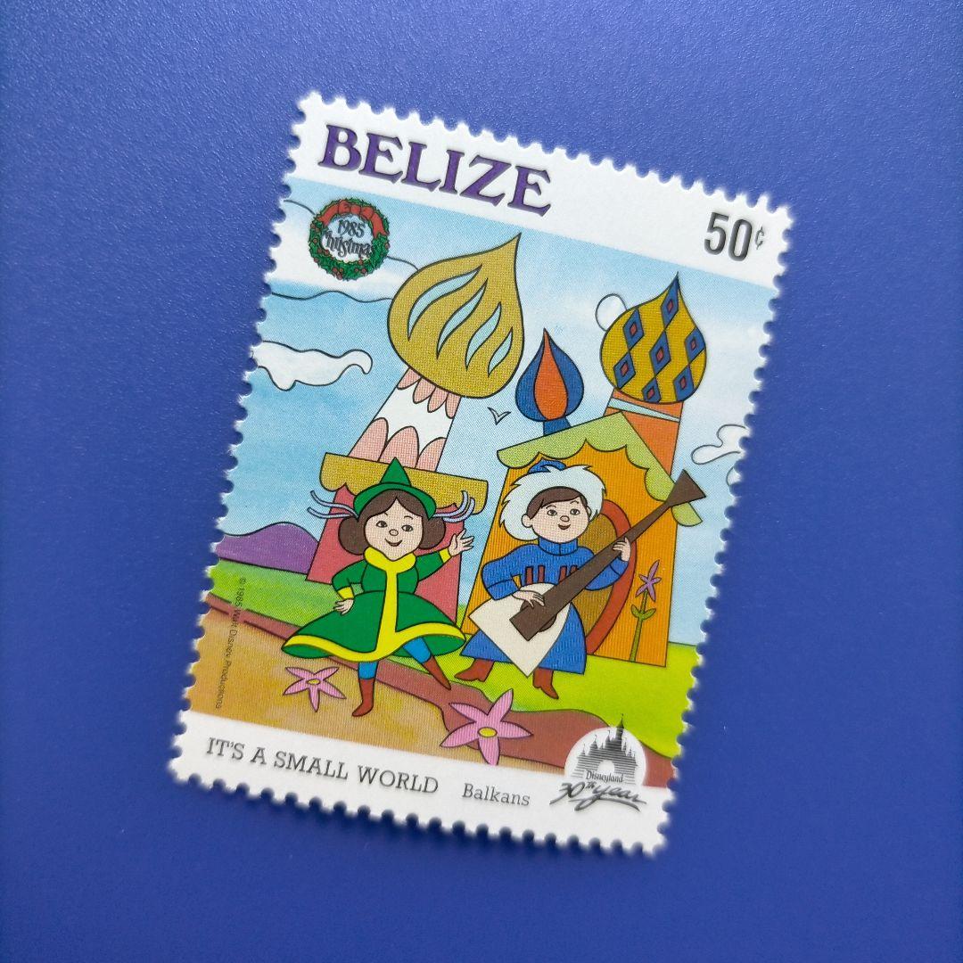 4470 外国切手 ベリーズ 1985年 クリスマス ディズニー30周年記念