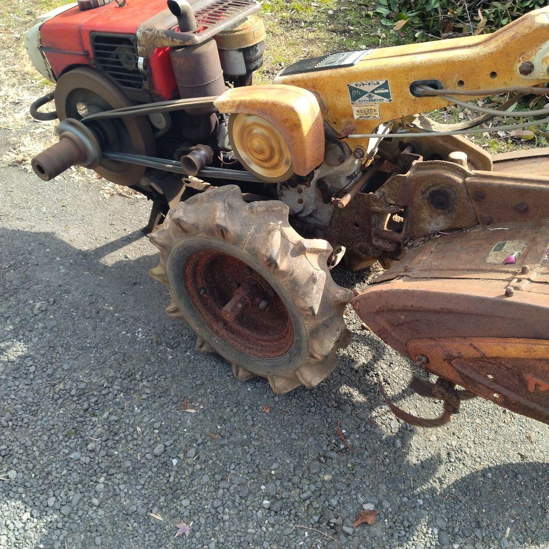 始動OK ヤンマー】 耕耘機 歩行型 YC70 ディーゼルエンジン 昭和46