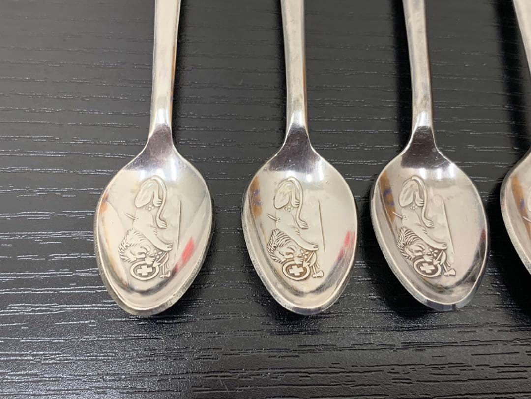 正規 ROLEX ロレックス ブヘラ ティースプーン ×5 10.5cm