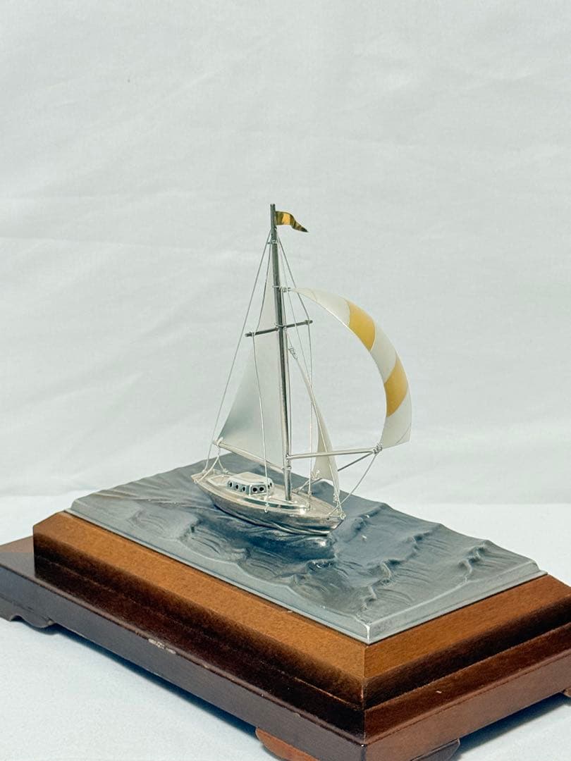 帆船 置物 ガラスケース