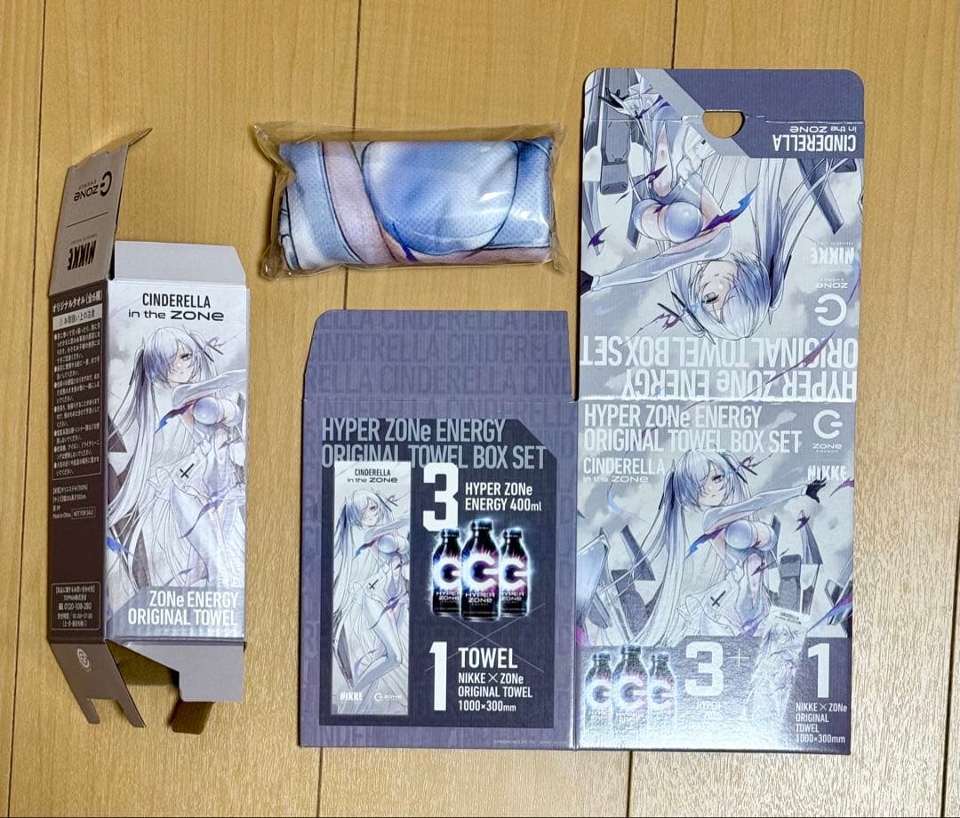 勝利の女神：NIKKE×ZONe オリジナルタオル限定パック シンデレラ