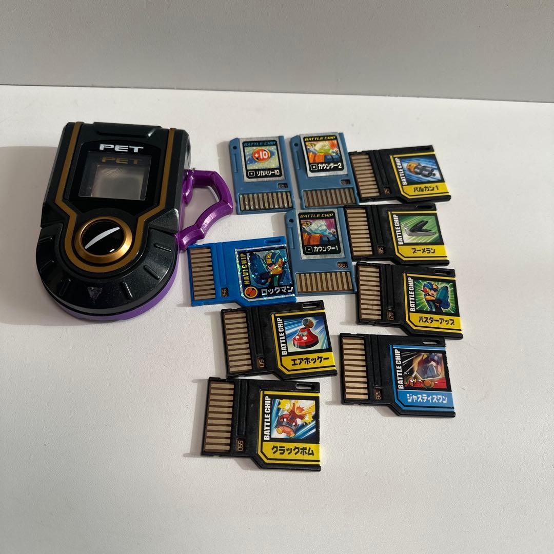 ロックマンエグゼ4 アドバンスドペット バトルチップセット ジャンク品