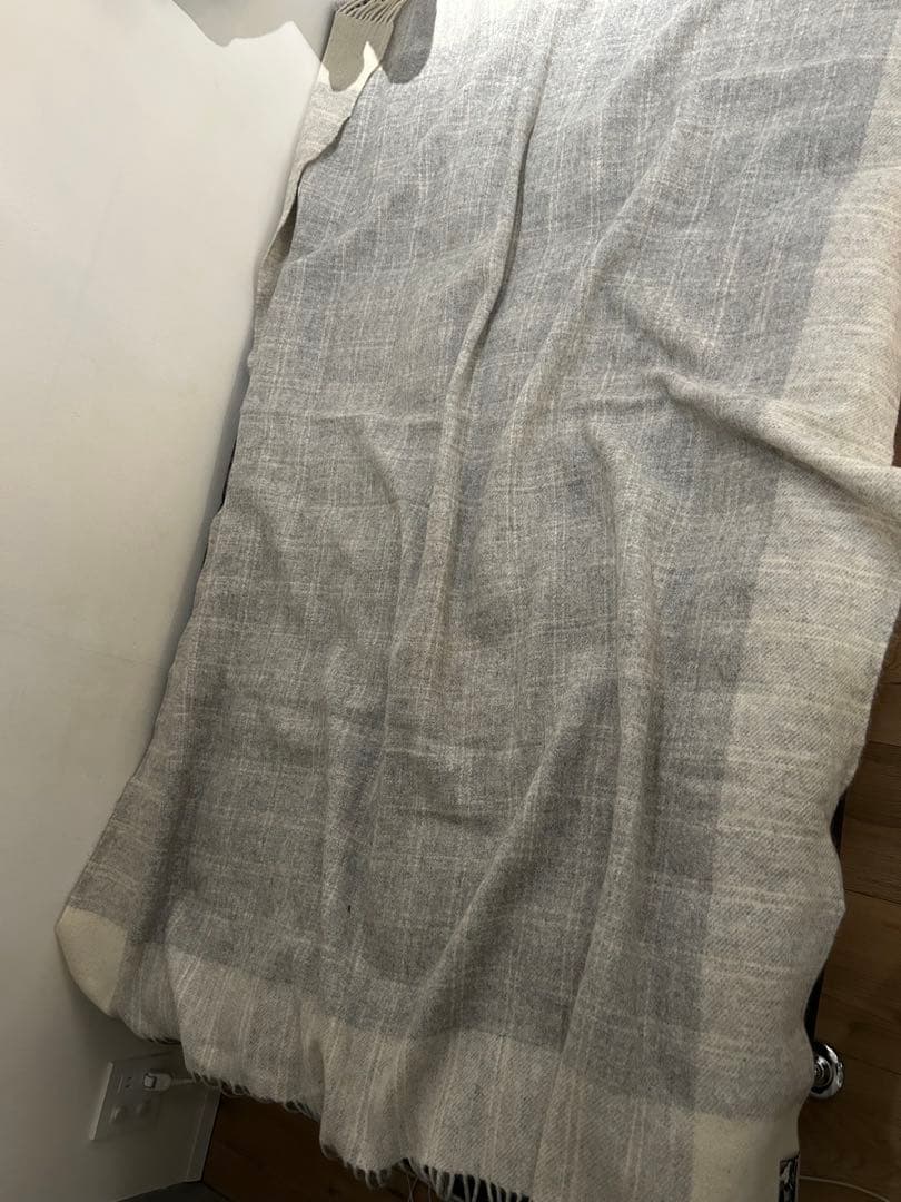 【美品】シルケボー SILKEBORG ウールブランケット