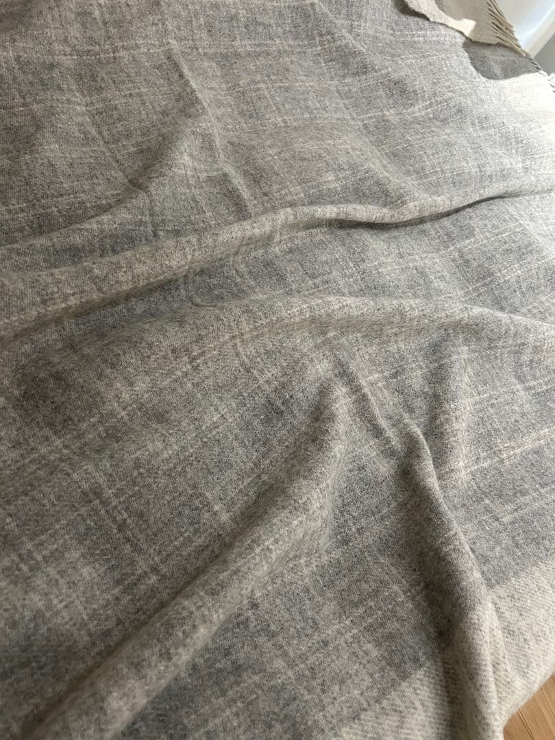 【美品】シルケボー SILKEBORG ウールブランケット