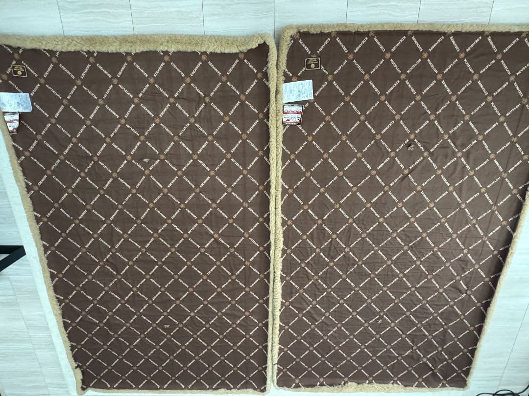 西川リビング　エデンホープ　ムートンシーツ　セミダブル　2枚セット