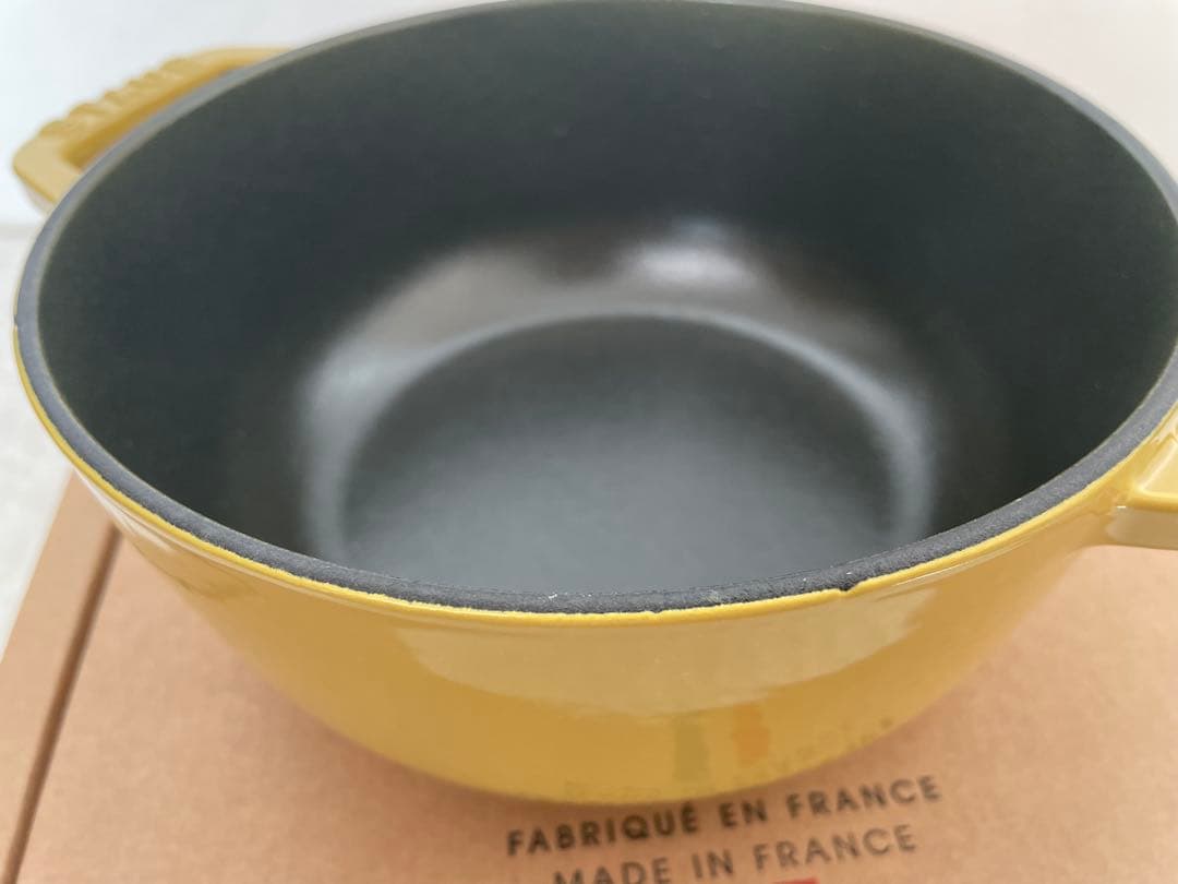 〈新品〉ストウブ　ワナベS マーガレット　シトロン