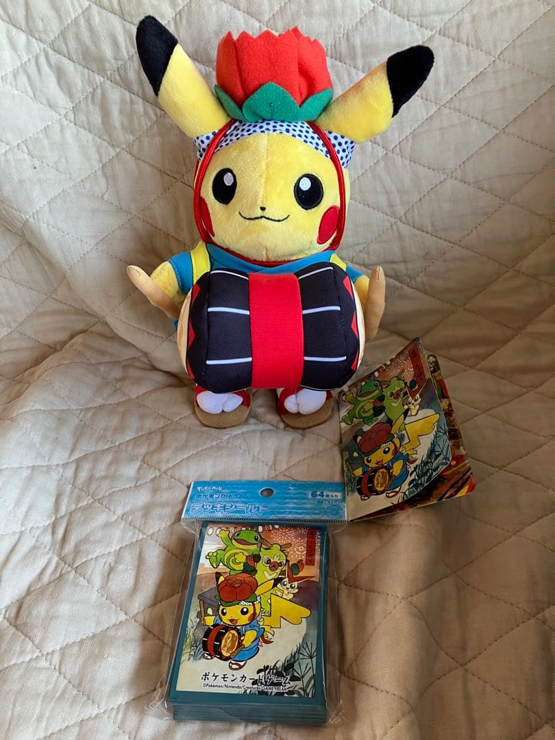 【東北限定】ポケモン『ぬいぐるみ（6種）』＆『デッキシールド（6種）』セット販売