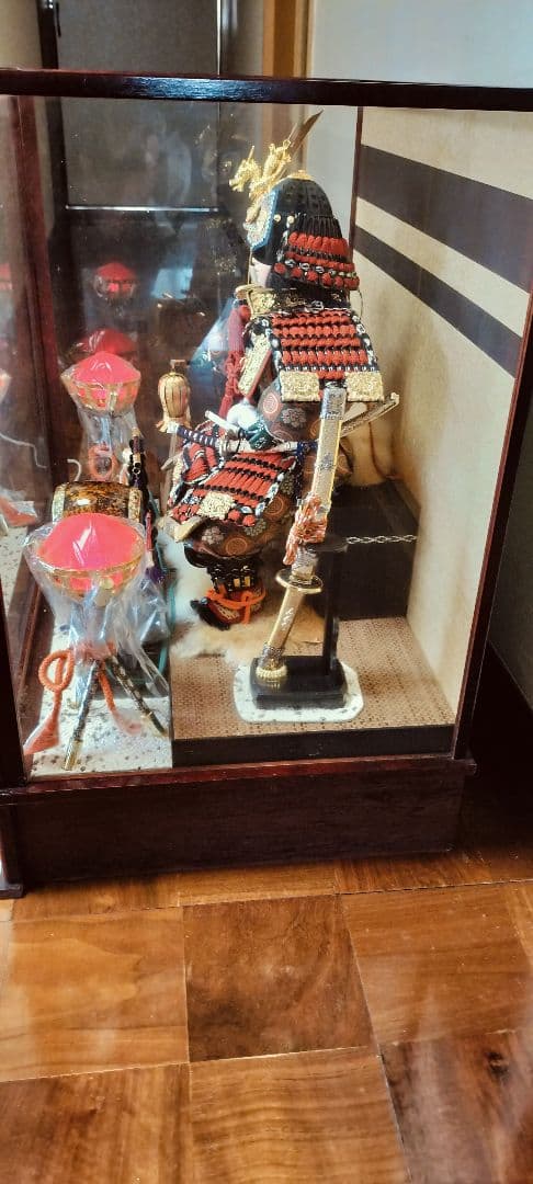 吉徳　五月人形　オルゴール付