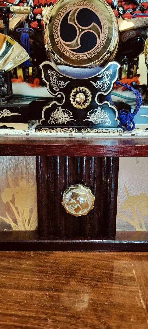 吉徳　五月人形　オルゴール付