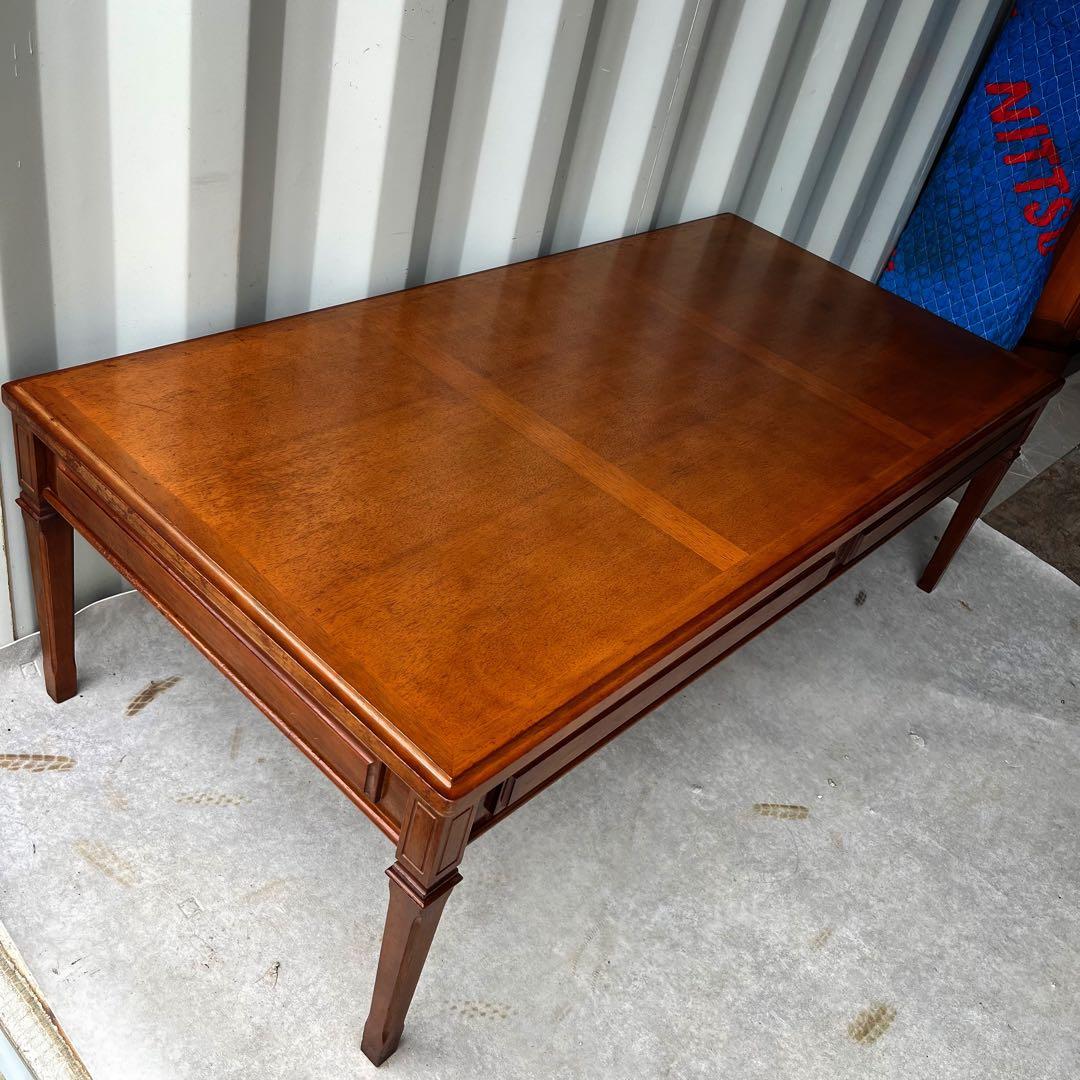 取付無料！マルニ地中海ロイヤル 天然木おしゃれアンティークセンターテーブル✨