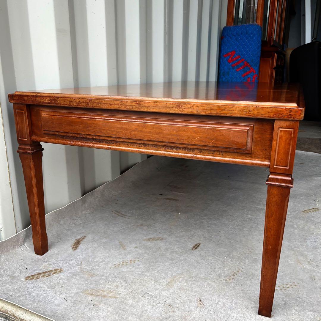 取付無料！マルニ地中海ロイヤル 天然木おしゃれアンティークセンターテーブル✨