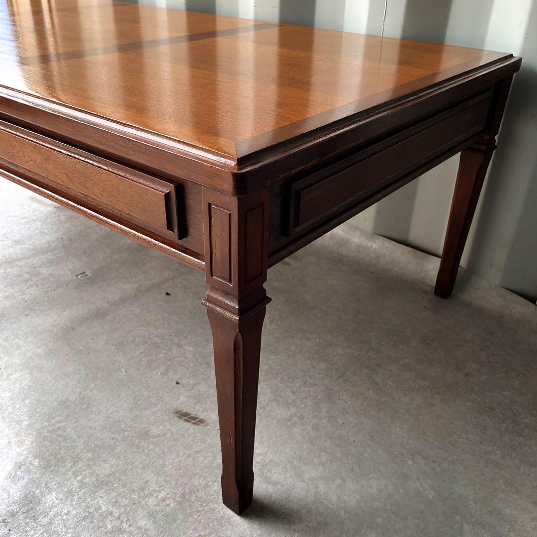 取付無料！マルニ地中海ロイヤル 天然木おしゃれアンティークセンターテーブル✨