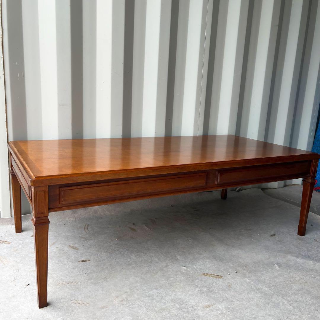 取付無料！マルニ地中海ロイヤル 天然木おしゃれアンティークセンターテーブル✨