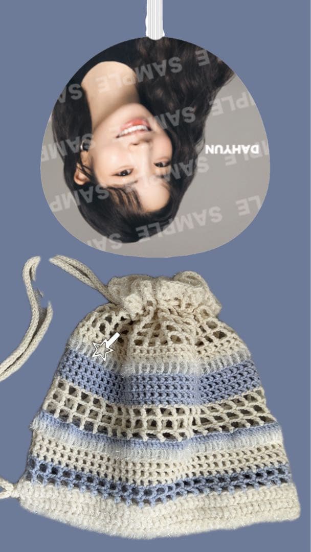 m*i様 【値下げ】編み物 ナップサック かぎ編み ハンドメイド - メルカリ