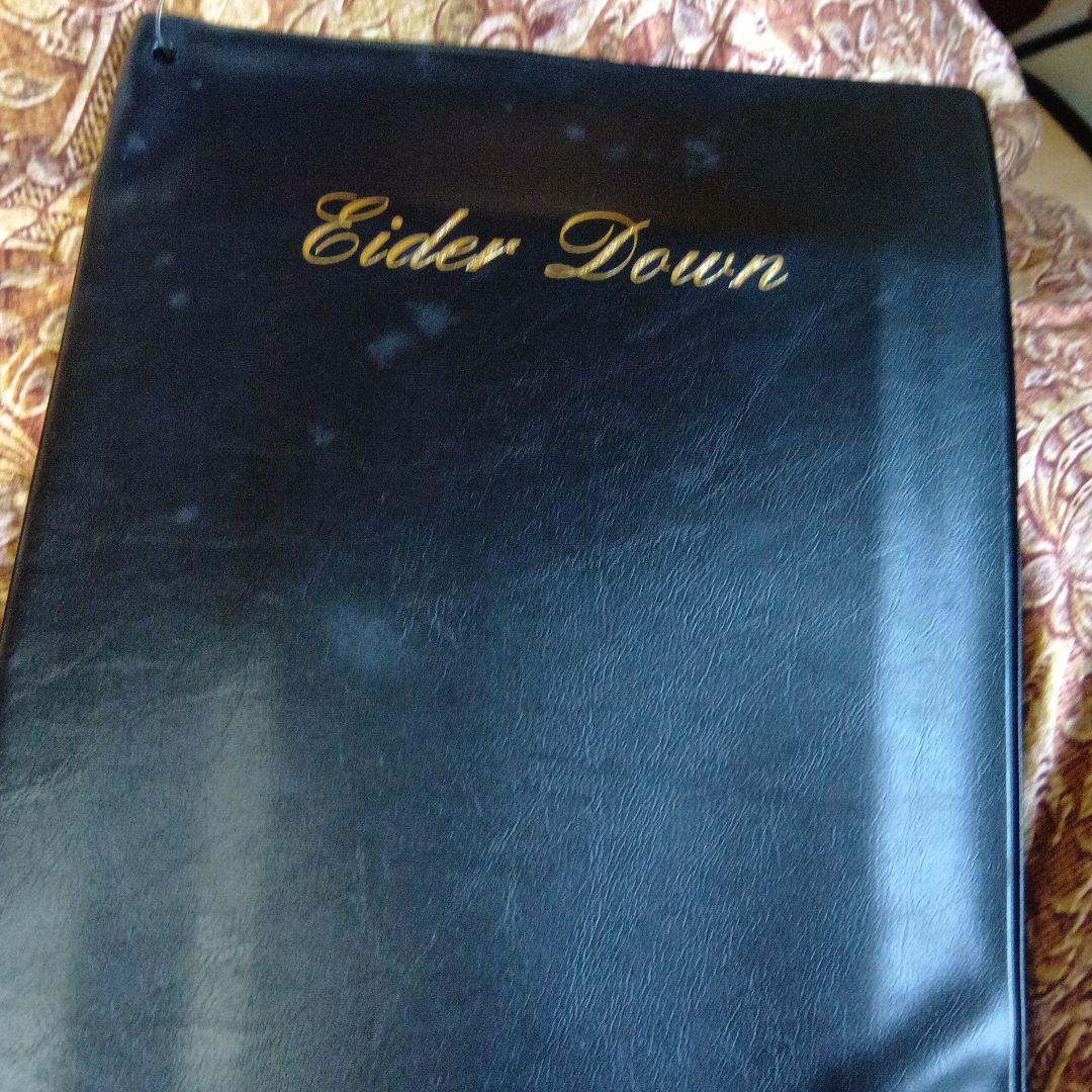 アイダーダウン　未使用　羽毛布団　1.0kg　シルク生地　ロマンス小杉　高級品