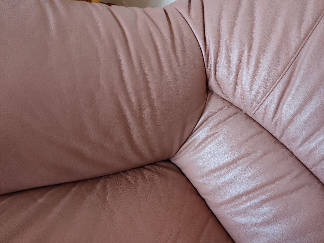 二人掛　本革ソファー