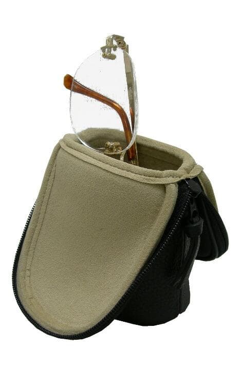 二宮五郎商店 スタンドにもなるメガネケース　ブラック