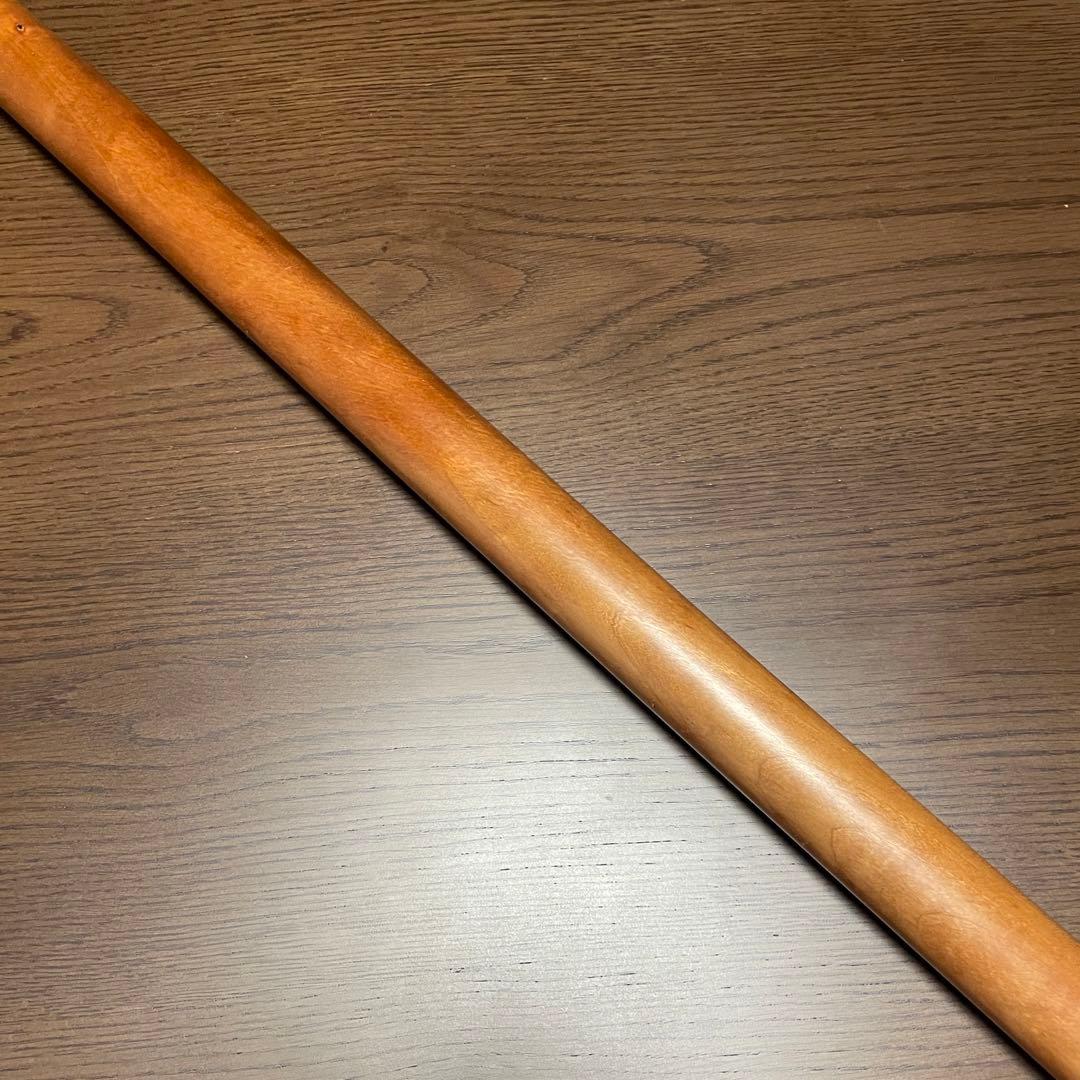銘木 めん棒 (約)76.5cm(φ42mm)木製めん棒 蕎麦打ち オーダー品