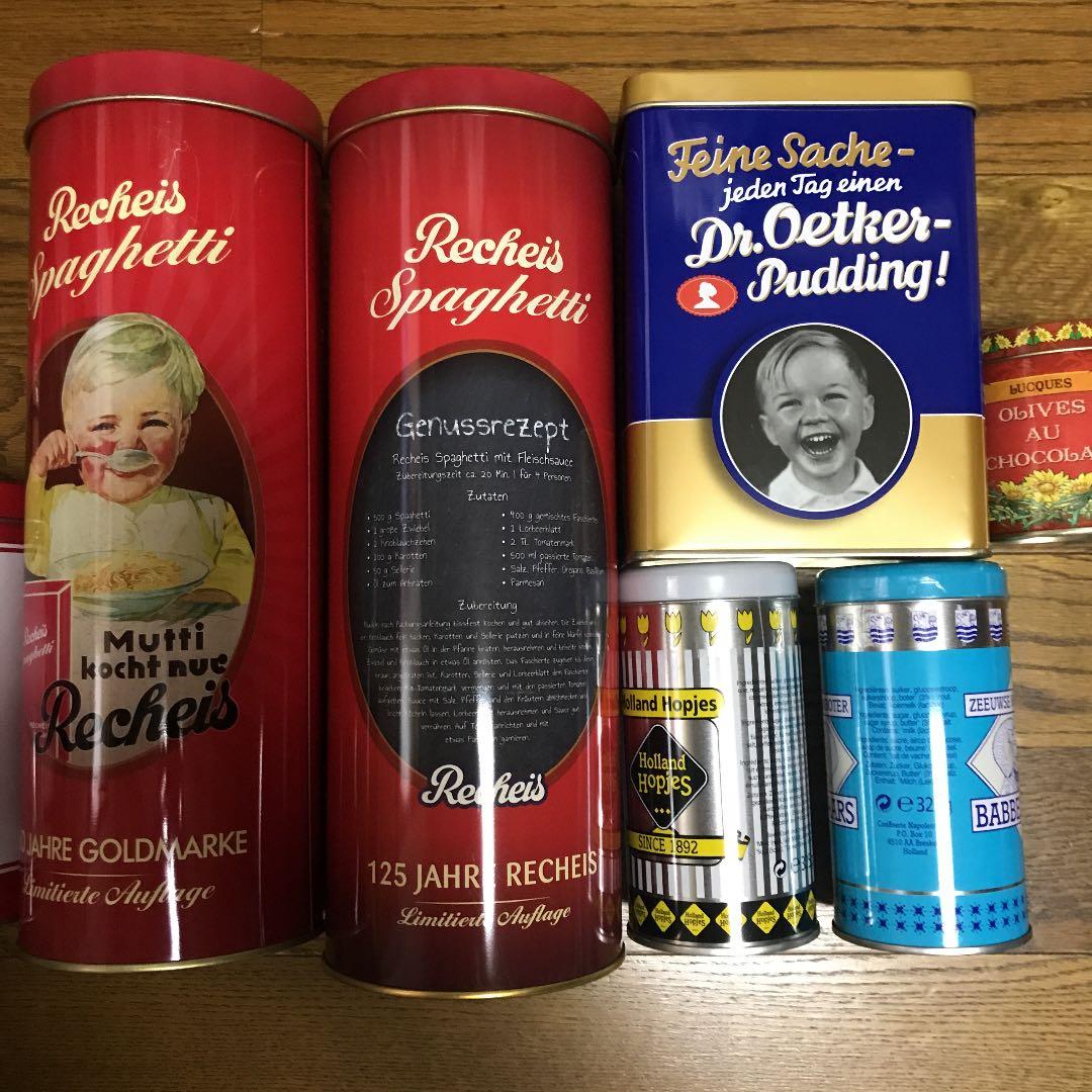 缶 ティン缶 ヨーロッパ