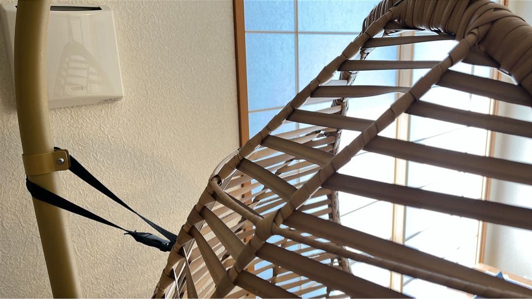 【クッション付属】ハンギングチェア 不二貿易 ※引取りも検討可