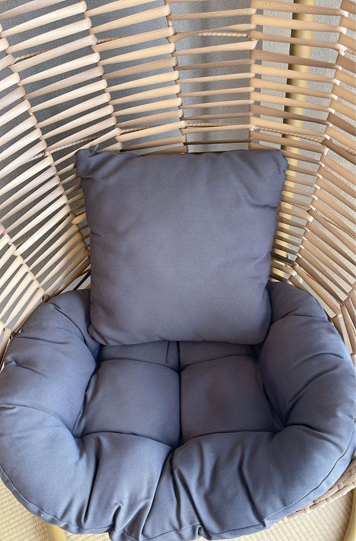 【クッション付属】ハンギングチェア 不二貿易 ※引取りも検討可