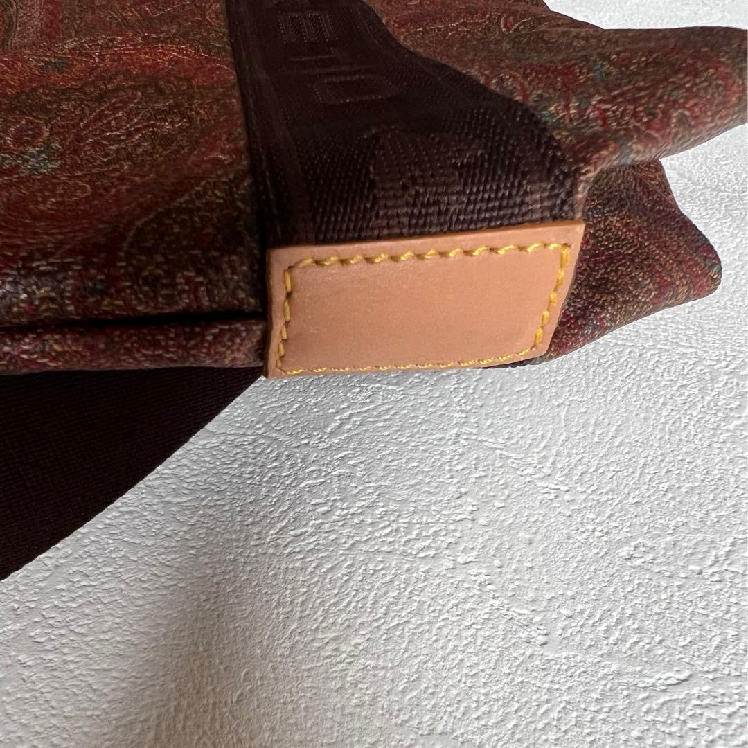 【美品】ETRO エトロ ペイズリー柄 ハンドバッグ（内ポーチ付き）