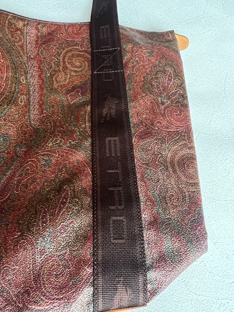 【美品】ETRO エトロ ペイズリー柄 ハンドバッグ（内ポーチ付き）
