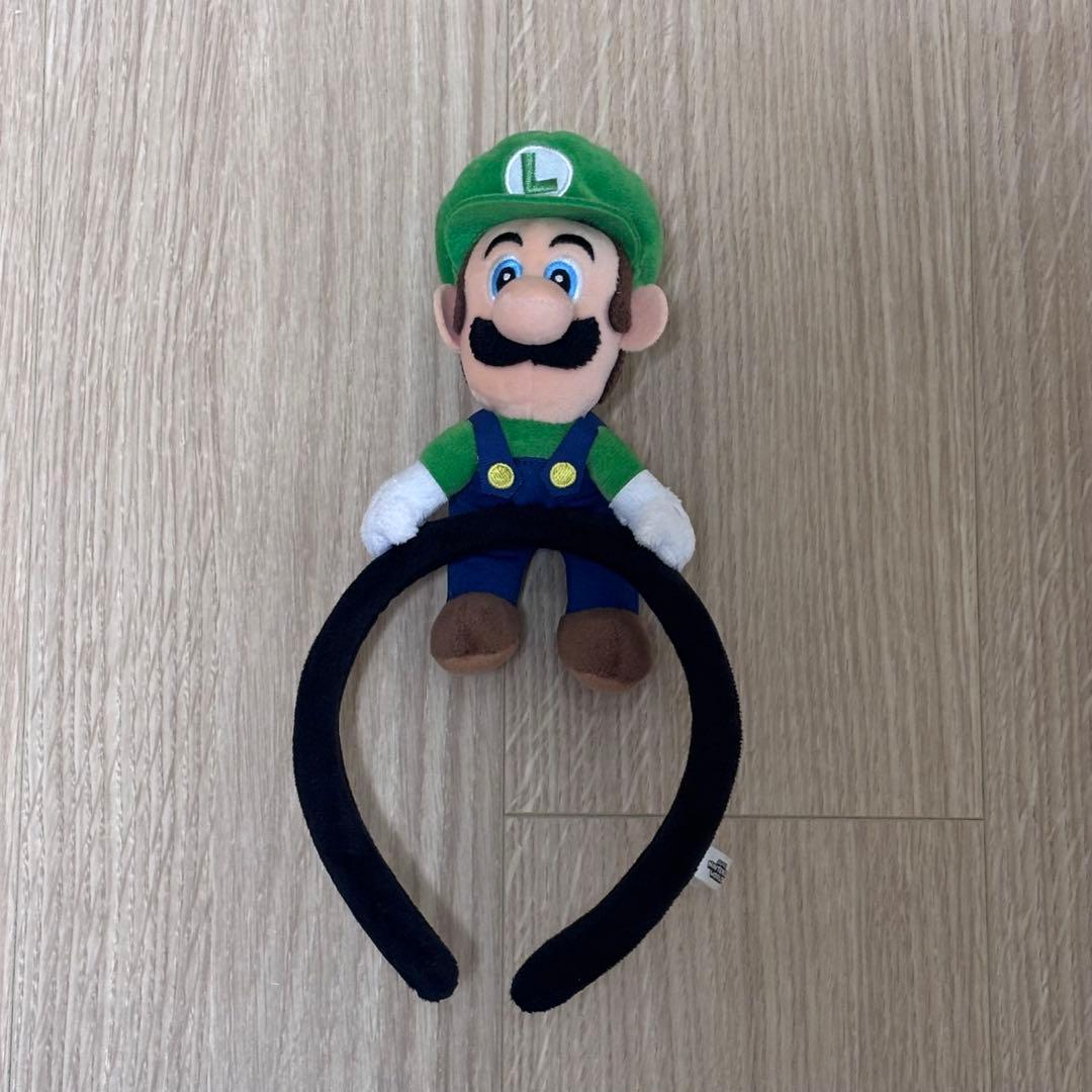 USJ ルイージ ぬいぐるみ カチューシャ スーパーマリオブラザーズ