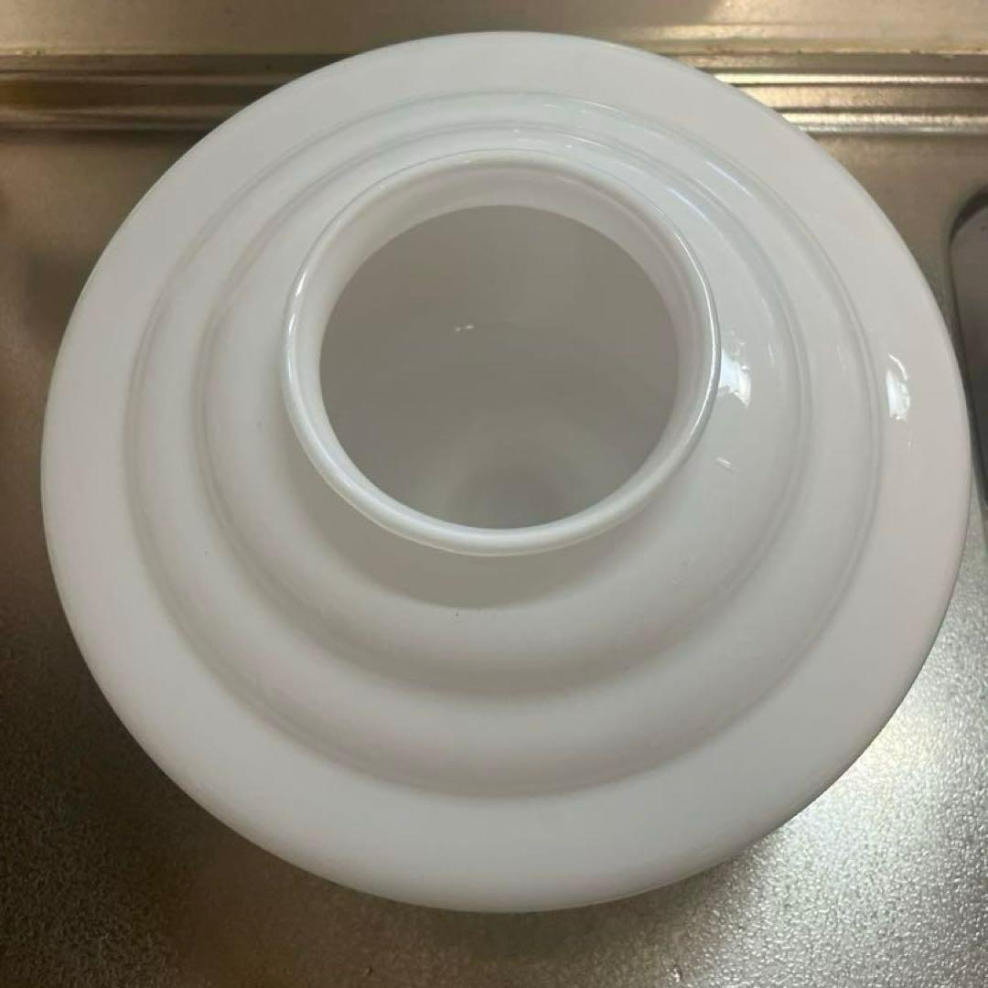 乳白ガラスランプシェード Φ30cm アンティーク風