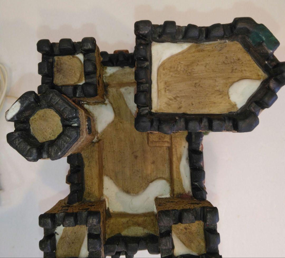 最終処分 [クリスマス準備]中世城 陶器 照明