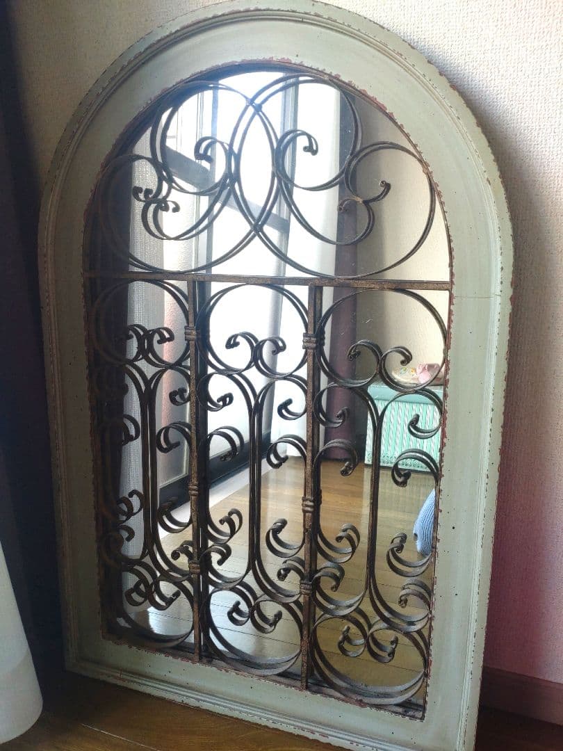 シャルルミラーパネル　アンティーク風ミラー