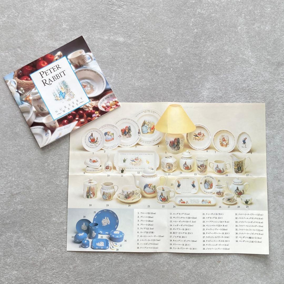 【未使用】美品  ピーターラビット　食器セット　英国製　旧刻印
