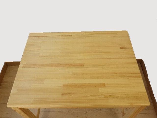 パイン材　ワークデスク　学習デスク　白木色　新品