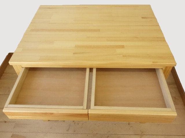 パイン材　ワークデスク　学習デスク　白木色　新品
