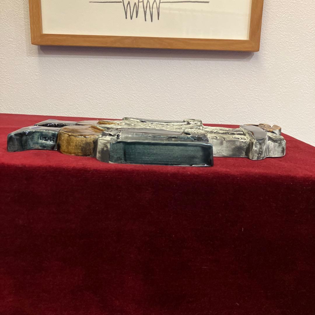 リサラーソン　ドラバント　ヴィンテージ　工芸品　グスタフスベリ　陶板　scope