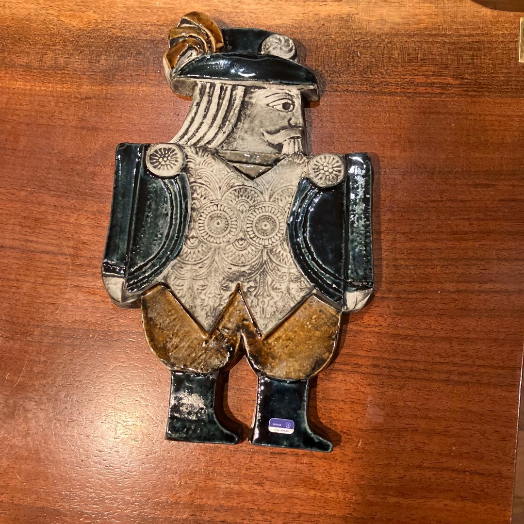 リサラーソン　ドラバント　ヴィンテージ　工芸品　グスタフスベリ　陶板　scope