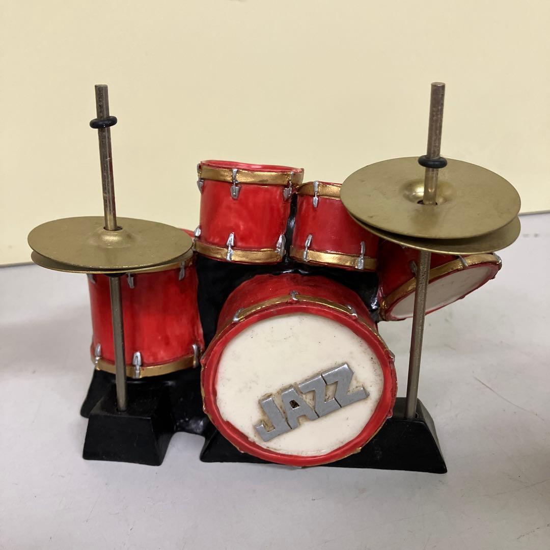 E-4 黒人ジャズバンド フィギュア 6体セット 楽器付き 置物 陽気な音楽隊