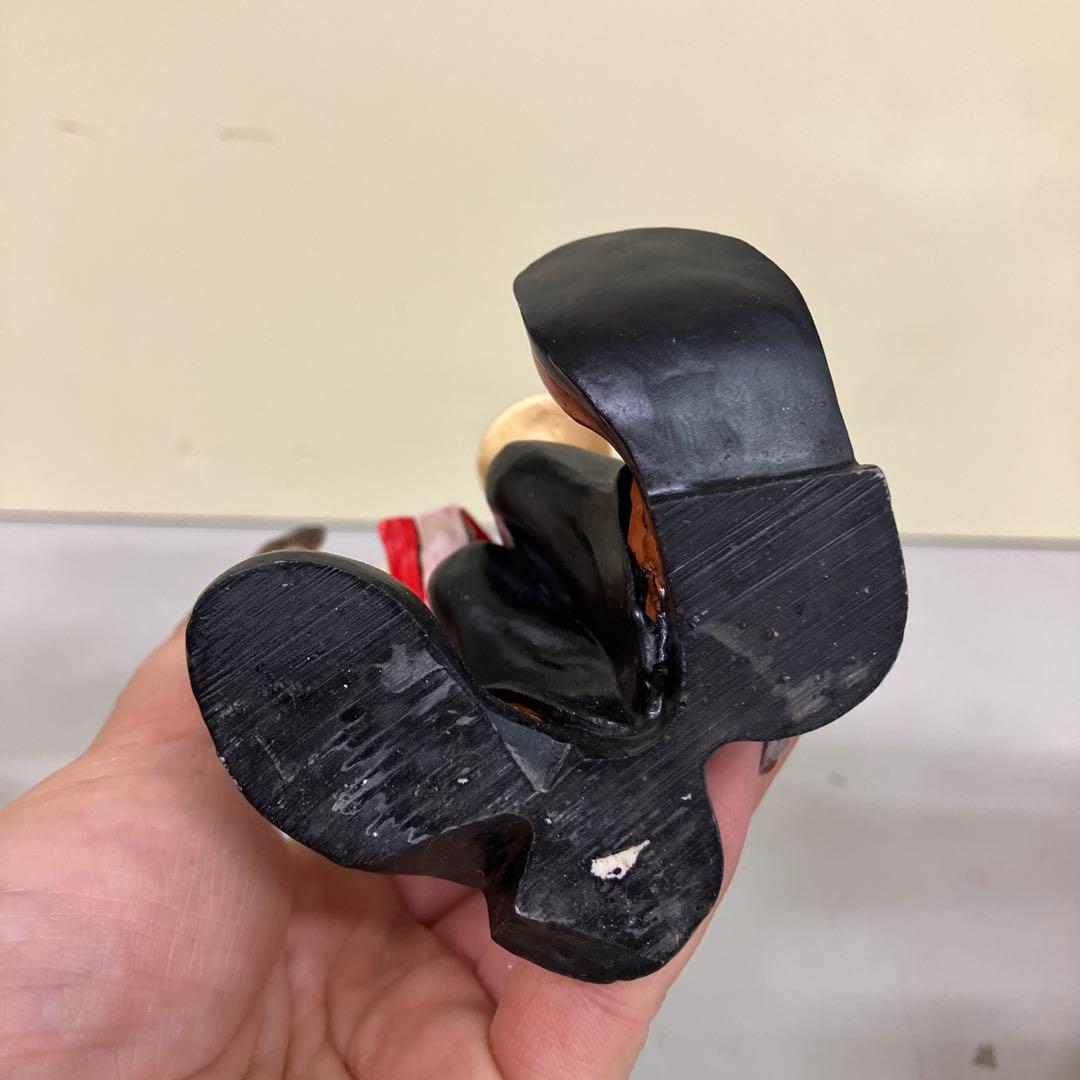 E-4 黒人ジャズバンド フィギュア 6体セット 楽器付き 置物 陽気な音楽隊