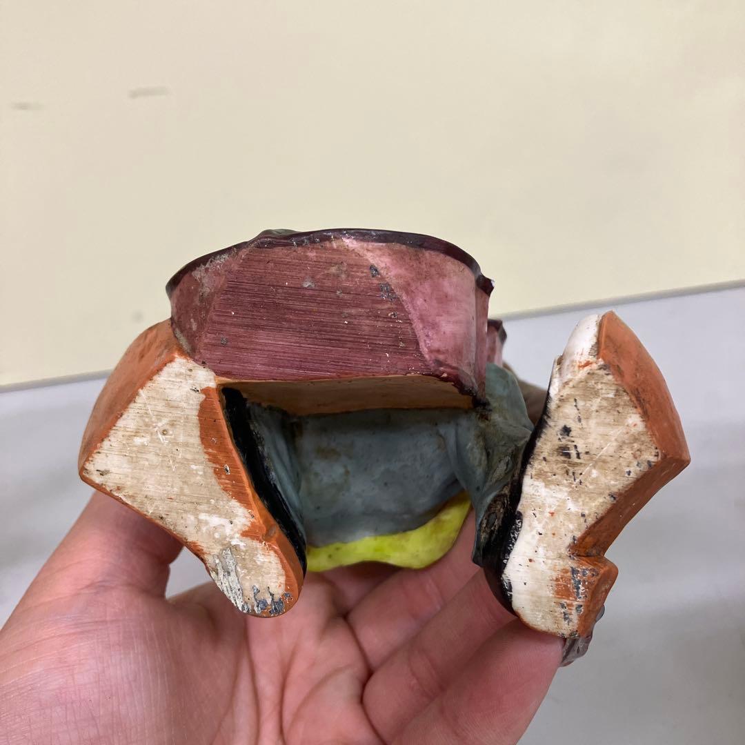 E-4 黒人ジャズバンド フィギュア 6体セット 楽器付き 置物 陽気な音楽隊