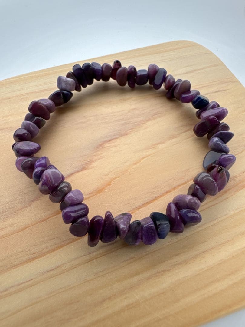 スギライトさざれブレスレット